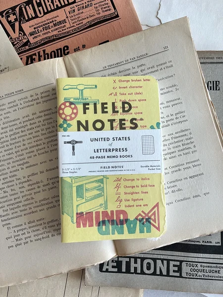 United States of Letterpress 3-Pack C, Field Notes