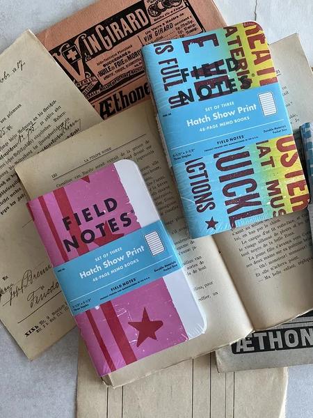 Võimalikud Hatch Show Print variatsioonid