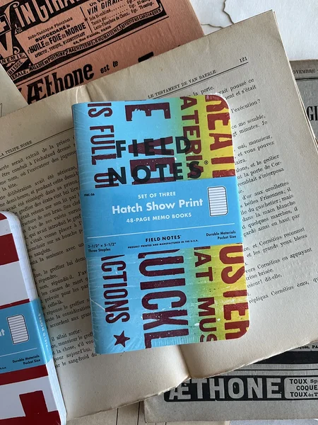 Võimalikud Hatch Show Print variatsioonid