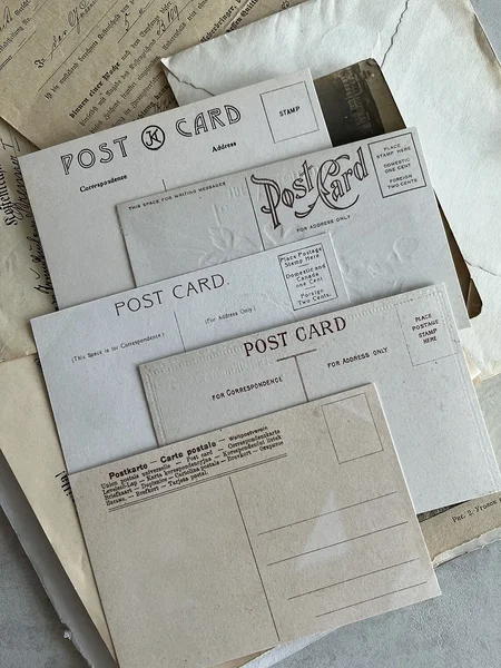 [preloved] vintage-vaibiga postkaardi toorikud (5tk)