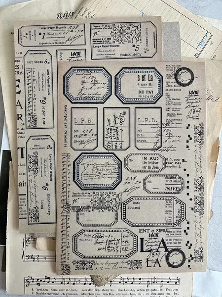 stickers Stamp Collage, Lamp x Paperi