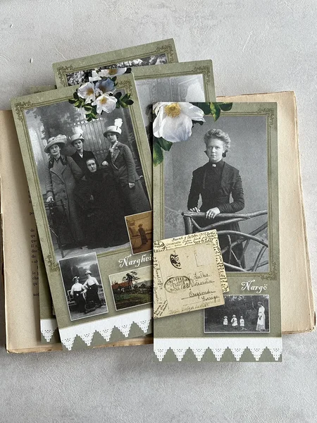 [destash] vintage-inspired postcard set (5pcs)