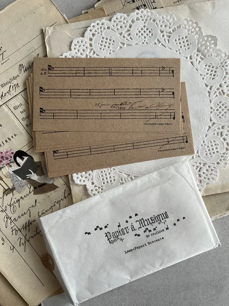 [destash] Lamp Paperi Papier Musique (8 sheets)