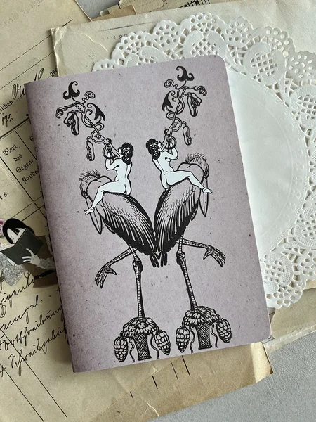 [destash] an art nouveau notebook