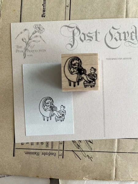 rubber stamp Reading, Krimgen