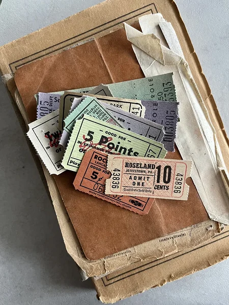 [vintage] vanad piletid (10tk)