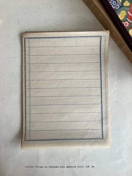 [vintage] a set of lined washi paper