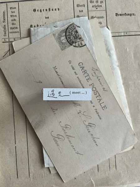 rubber stamp Meet, Pion