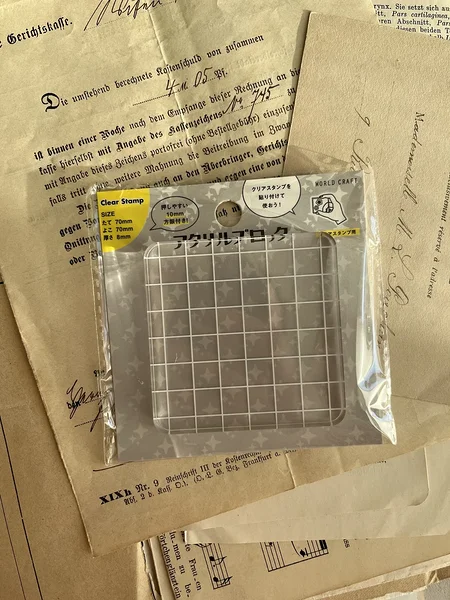 Acrylic block 70 x 70 cm for clear stamps