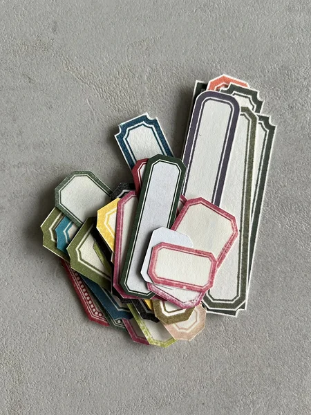 [preloved] värvilised sildid (25tk)