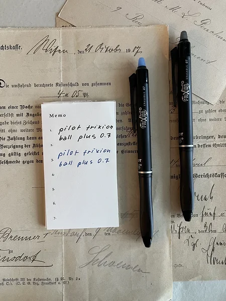 geelpliiats Pilot Frixion Ball Plus 0.7