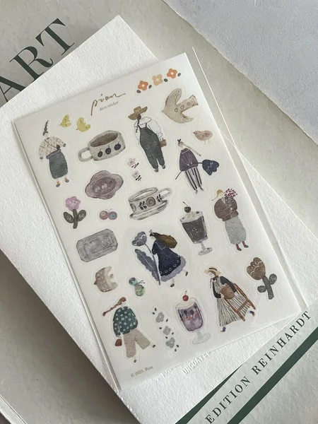 stickers Artsy Girl, Pion