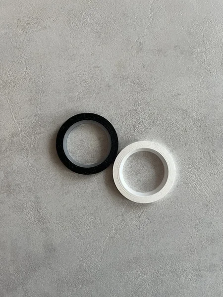 [destash] mt washi slim matte black + white