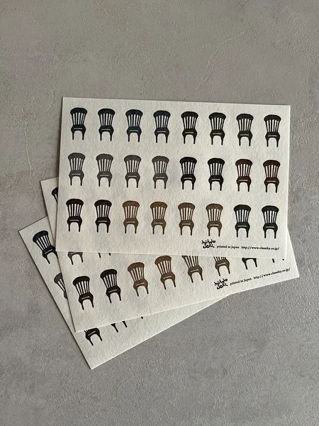 [destash] Classiky x Mihoko Seki Chairs (1 sheet)