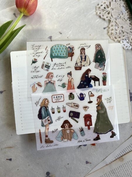 print-on stickers Notebook Time, La Dolce Vita