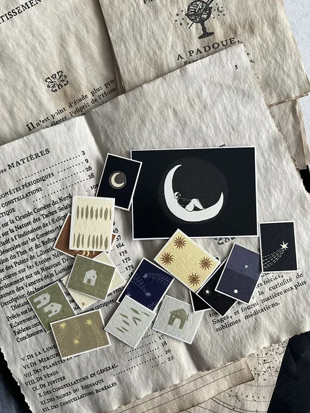 [destash] PaperPoems label mix (16pcs)