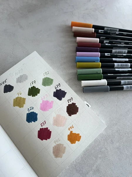 marker ABT Dual Brush Pen (erinevad), Tombow