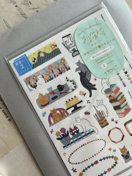 kleebised Yuru Log Cat, Midori