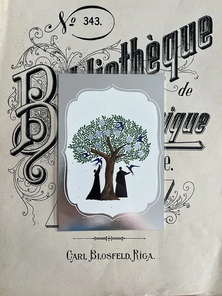 postcard Tree/Silver, Cozyca