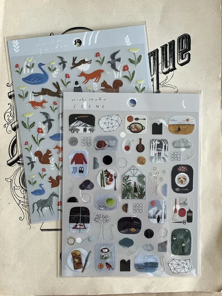 stickers Scene/Garden, Cozyca