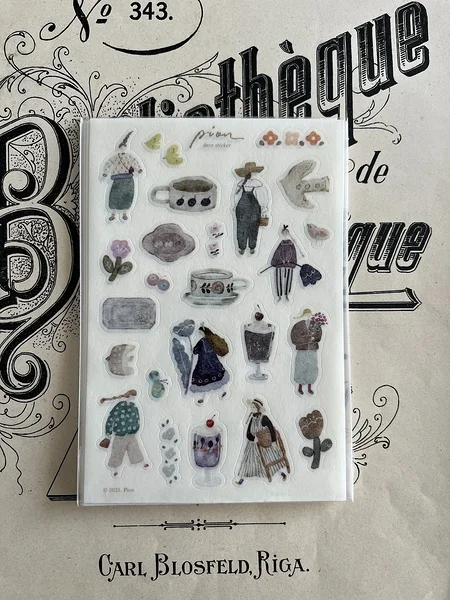 stickers Artsy Girl, Pion