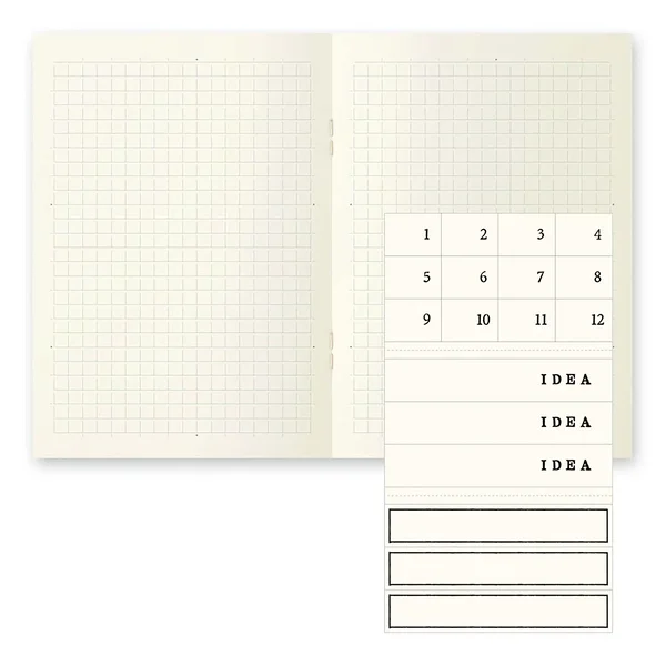 notebook MD Paper Light A6 Grid (3-pack), MD Paper