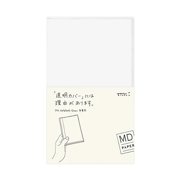 clear notebook cover for B6 Slim, MD Paper
