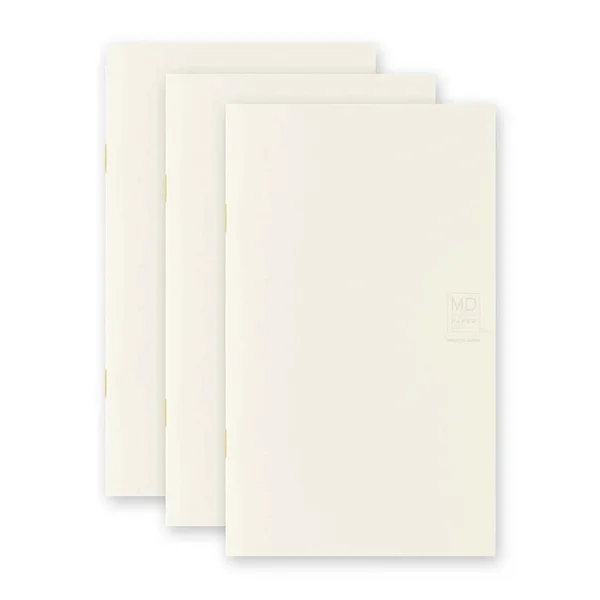 notebook MD Paper Light B6 Slim blank (3-pack), MD Paper