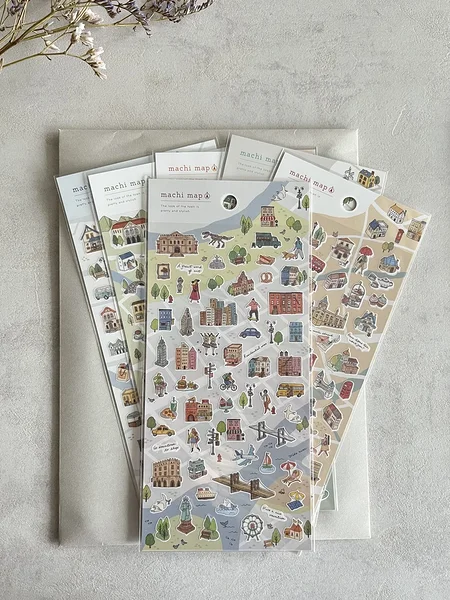 kleebised Town Map, Mindwave