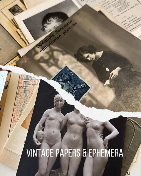 Vintage Papers and Ephemera Pack