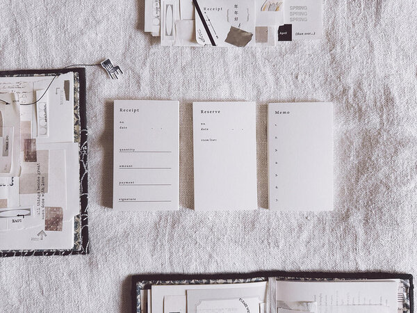 disainpaber Receipt, Reserve, Memo, Penny.fei