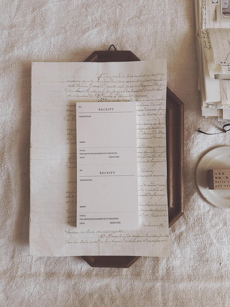 disainpaber Receipt, Penny.fei