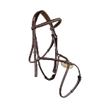 Raised figure 8 noseband bridle with fancy stitching.jpg