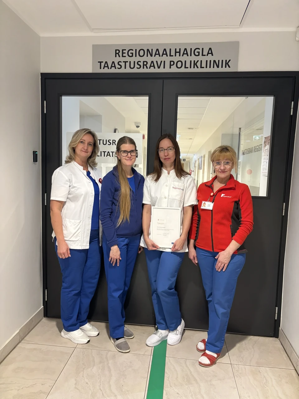 Insuldipatsientide Seltsi koostöö- ja tervispartnerid said Eesti Töötukassalt tunnustuse