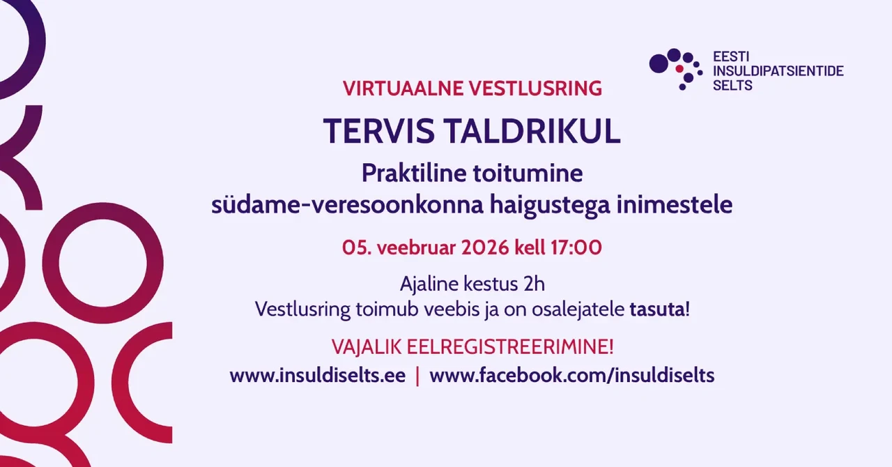 Virtuaalne vestlusring "TERVIS TALDRIKUL"