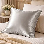 Generated with kive.ai   only change the pillocase color to silver (light) and change the edge color as well