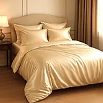 Siidist voodipesu, helekuldne2