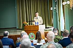 Permanent Secretary of the Ministry of Defence of Estonia, Mr Kaimo Kuusk, adressing participants of JCGSC 2025/2026 and CSC 2025/2026