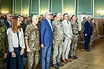 BALTDEFCOL leadership, faculty, staff, and distinguished guests, including Mr Kaimo Kuusk, Permanent Secretary of the Ministry of Defence of Estonia, and BG Alvydas Šiuparis, Commandant of BALTDEFCOL