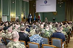 BALTDEFCOL Commandant, Brigadier General Alvydas Šiuparis, adresses  CJSE JR25 participants. 