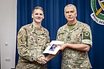 The Baltic Defence College’s Service Cross to Lieutenant Colonel Joshua Austin Parker
