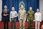 1st Bronze Star to Ambassador Shota Gvineria, Mr Taavo Prans, Master Sergeant Mati Sarap and Ms Triin Õim
