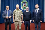 2nd Bronze Star to Colonel (ret) Željko Idek, Mr Urmo Kivikas and Colonel (ret) Vilmantas Norvaišas