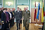 From the left: the Chief of Defence of the Republic of Latvia, Major General Kaspars Pudāns, and the Chief of Defence of the Republic of Estonia, Major General Andrus Merilo