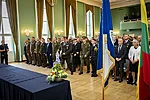 The graduation ceremony was attended by senior representatives from each Framework Nation, ambassadors and defence attachés