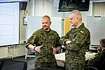 BG Fryc meeting with the Polish contingent.