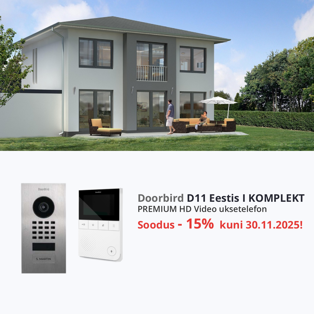 DoorBird Videouksetelefonikomplekt D11