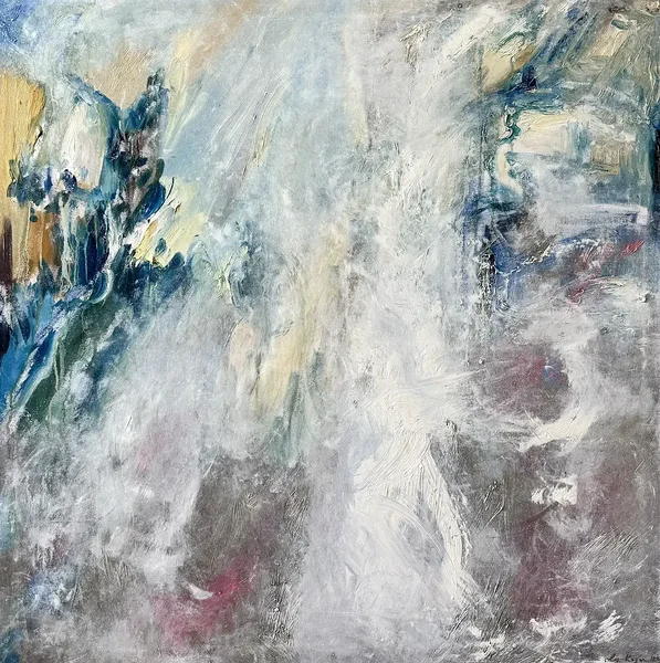 Light Player II. 2020, oil on canvas, 90 x 90 cm