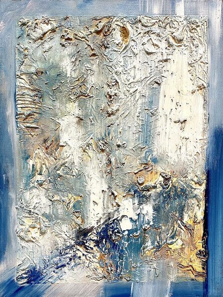 Morning Blu. 2011, oil on canvas, 41 x 31 cm