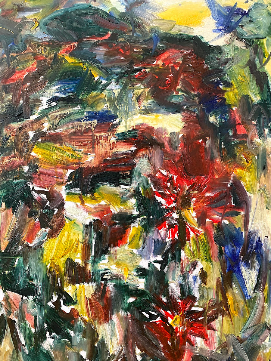 You Always Bring Me Flowers. 2023, oil on canvas, 80 x 60 cm